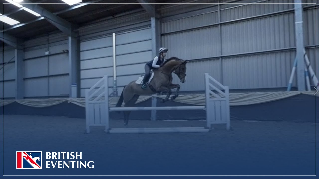 Jumping skinny fences on the angle with Caroline Moore and British Eventing