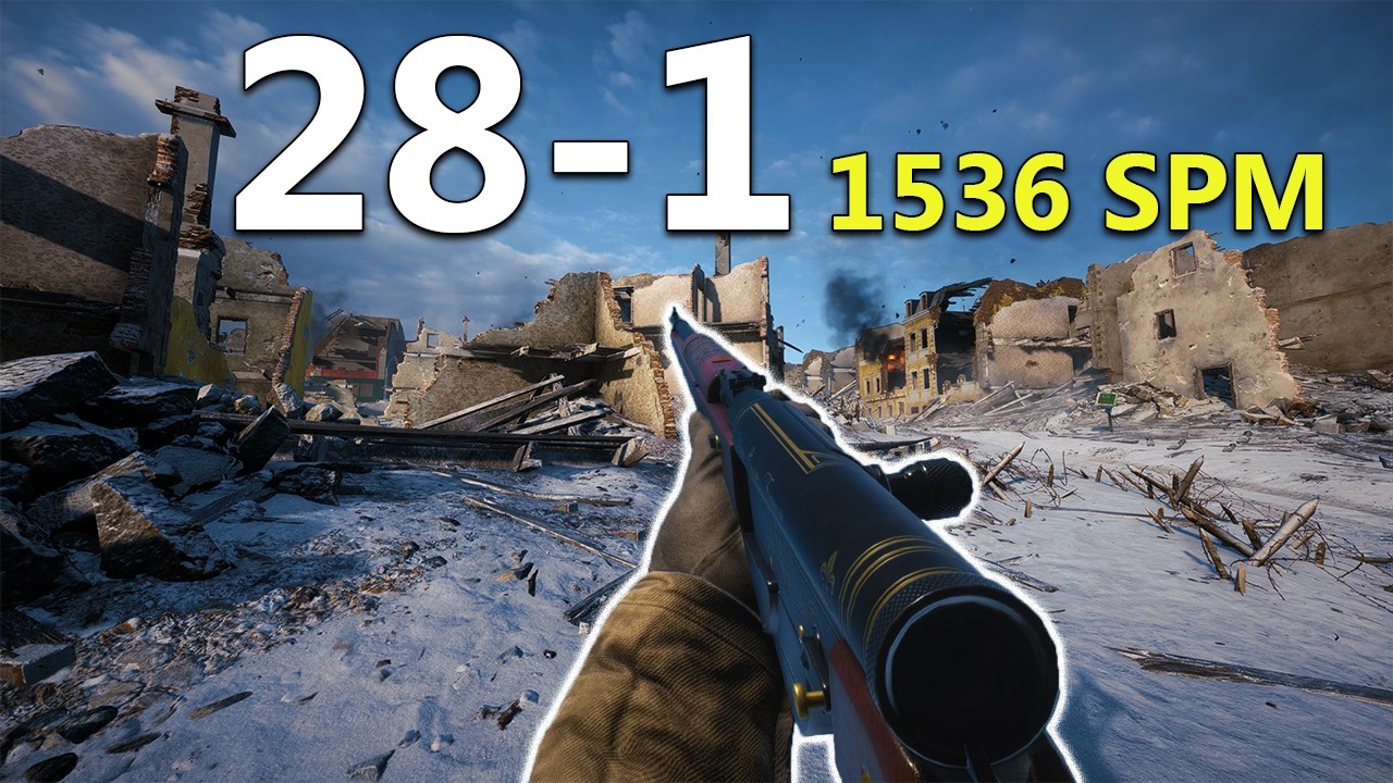 Battlefield 1 Gameplay: 28-1 | When Medics Actually Do Their Job!