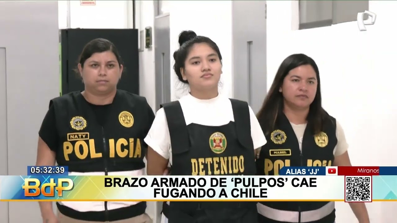 BDP | Brazo armado de los 'Pulpos' cae fugando a Chile