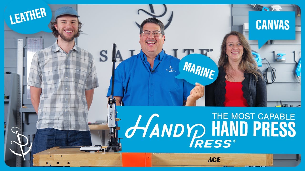 Sailrite® HandyPress®: САМЫЙ производительный ручной пресс