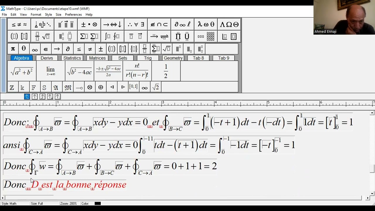 preparation au concours d'entrer en CRFE 23--24 maths second cycle