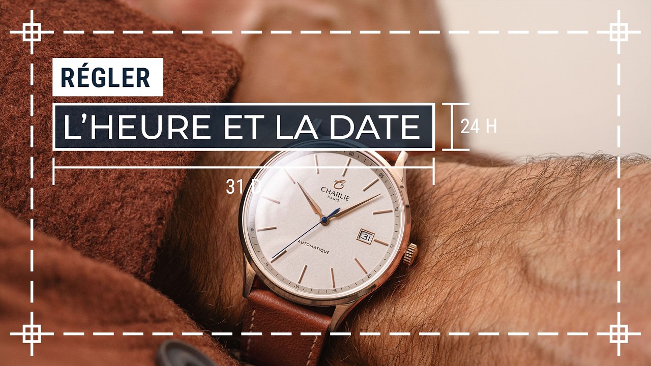 Régler l'heure et la date sur sa montre