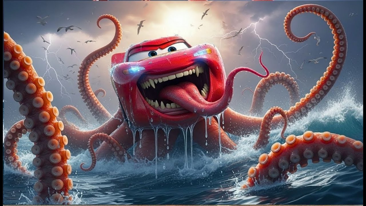 Kraken McQueen Rises! The City Falls into Chaos! | Storyoftransformation