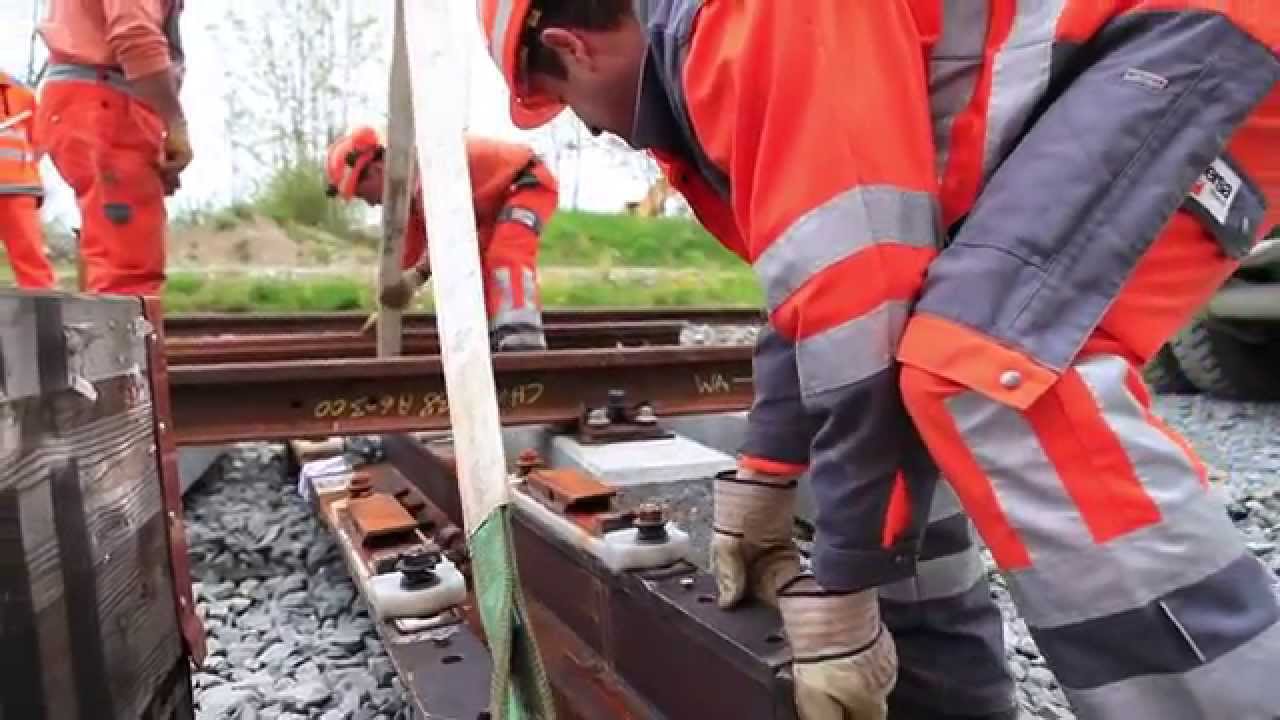 Bau Doppelspur Schachen West