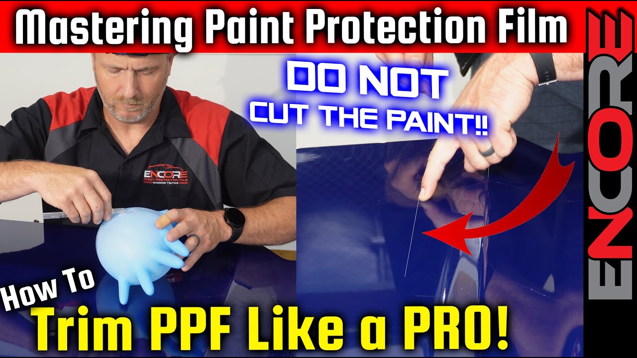 Как обрезать PPF на лакокрасочном покрытии автомобиля ✂️ Мастер-класс от эксперта (идеальная резка!)