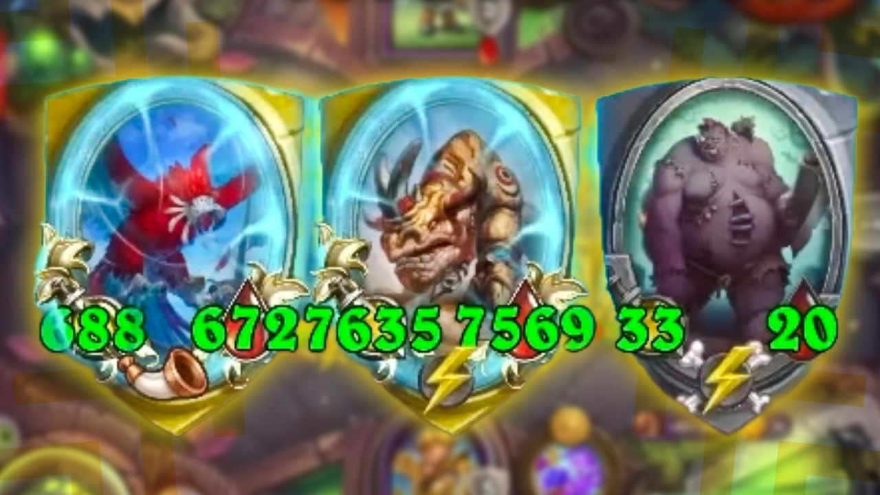 This Kodo Stitches Build CAN'T LOSE on stats!!! | Hearthstone Battlegrounds