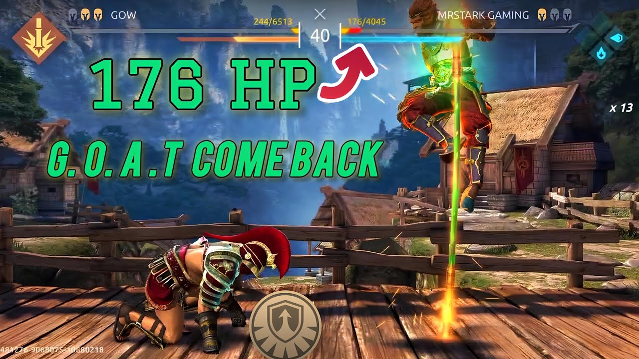 Greatest come back by Iron clad 😈in Shadow fight arena