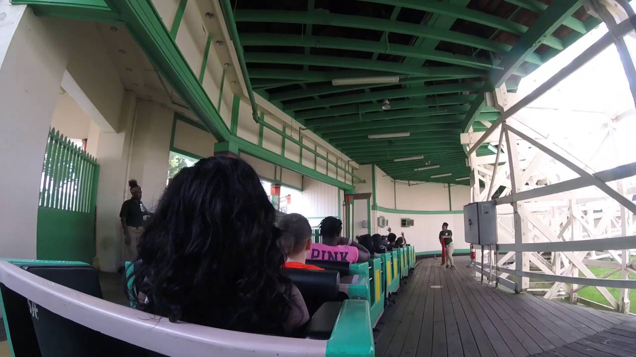 Dragon Coaster Back Seat on-ride POV Rye Playland