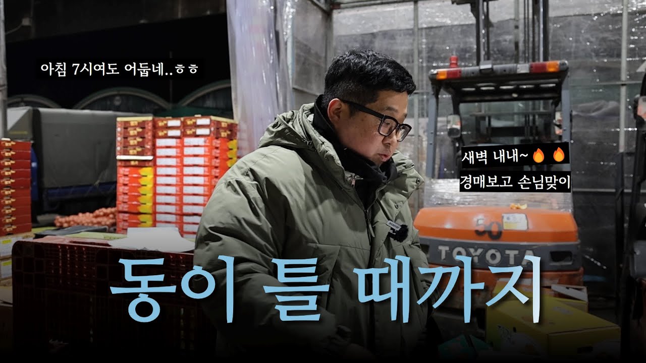 동이 틀 때까지