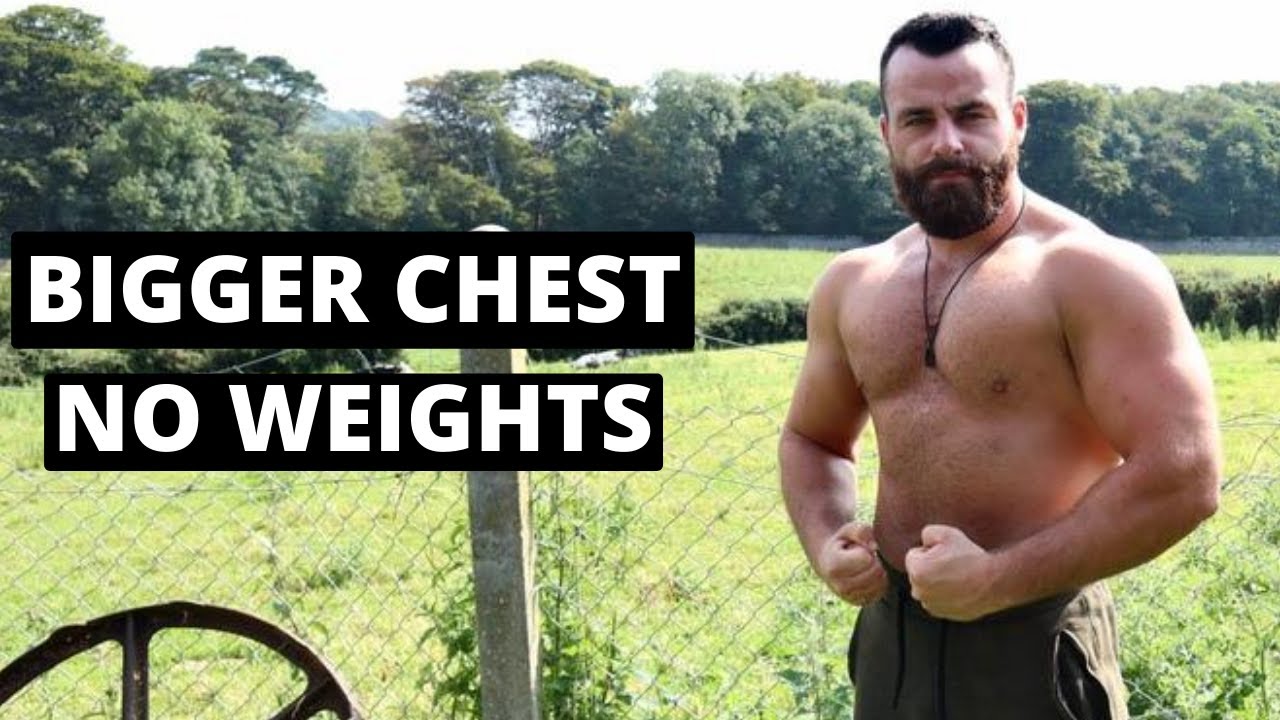 40 MIN HOME CHEST WORKOUT NO WEIGHTS  (FOLLOW ALONG)