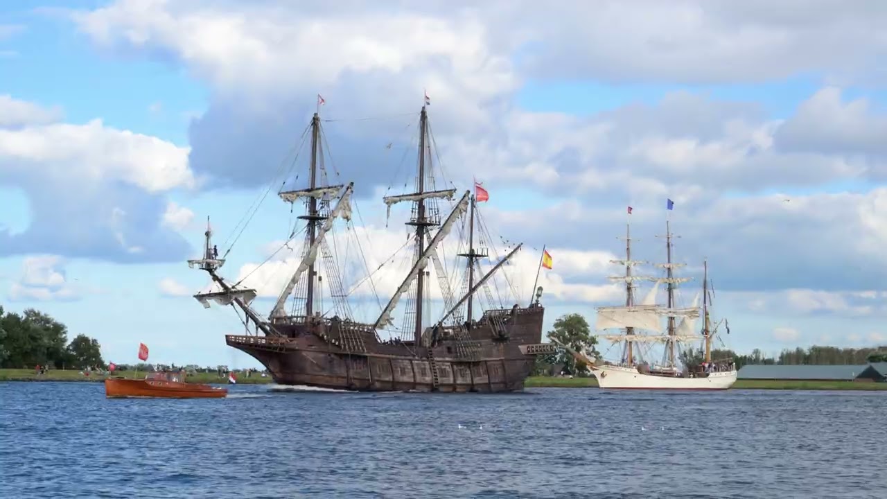 An Up-Close Look at the SAIL-OUT 2025 Parade in 4k! The Ships Depart! 🇳🇱