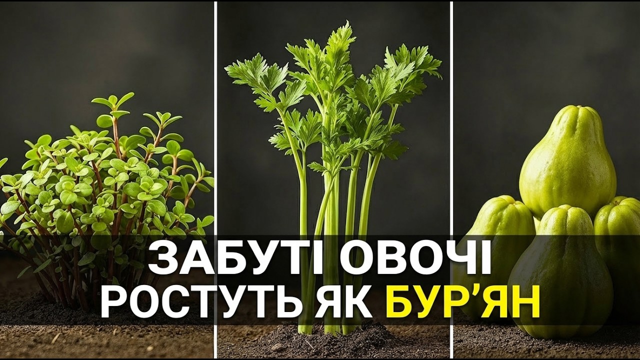 14 забутих овочів, які ростуть як бур’ян – золота жила для лінивого садівника