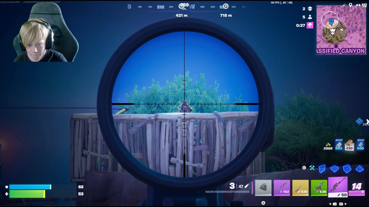 Fortnite - Chapter 7 - Battle Royale  - epischer Sieg - die with a smile
