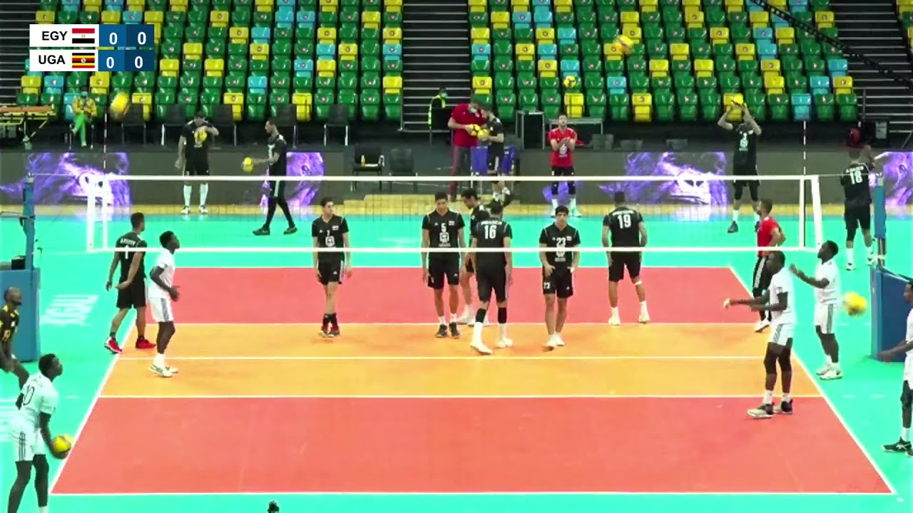 EGYPT VS UGANDA | CAVB Volleyball Men's Africa Nations Championship QUATER FINALS - 11.09.2021