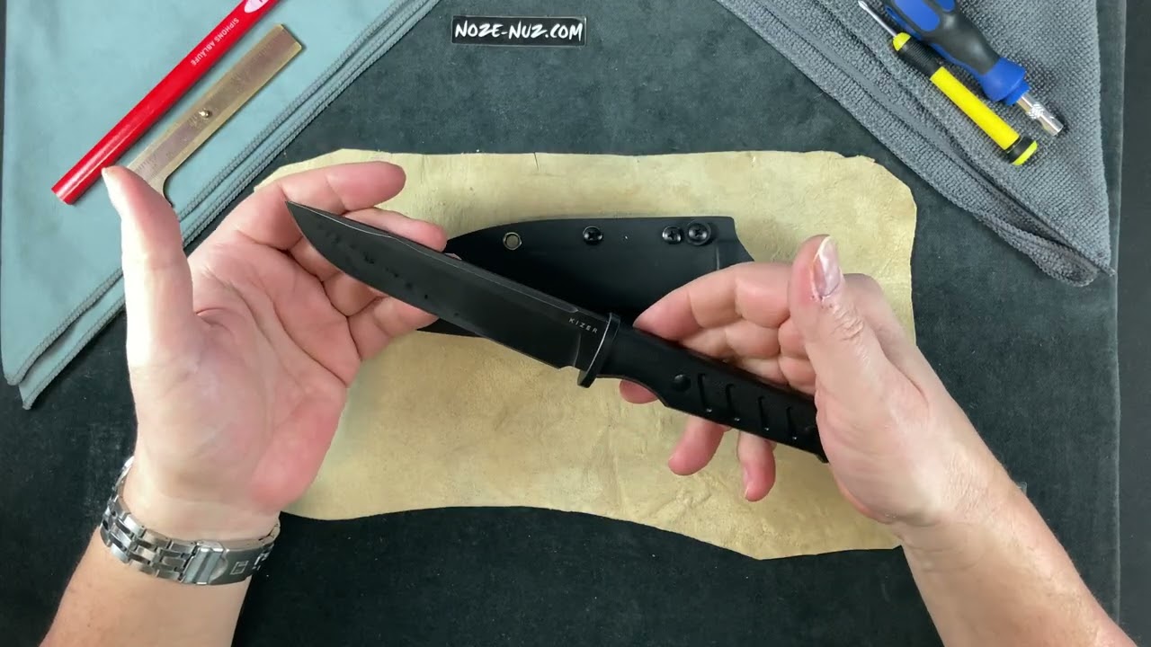 KI1096A1 Kizer Cutlery Camp 180 Fixed Blade