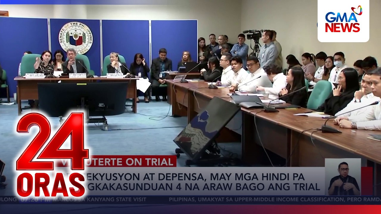 Key issues yet to be finalized by prosec and defense | 24 Oras
