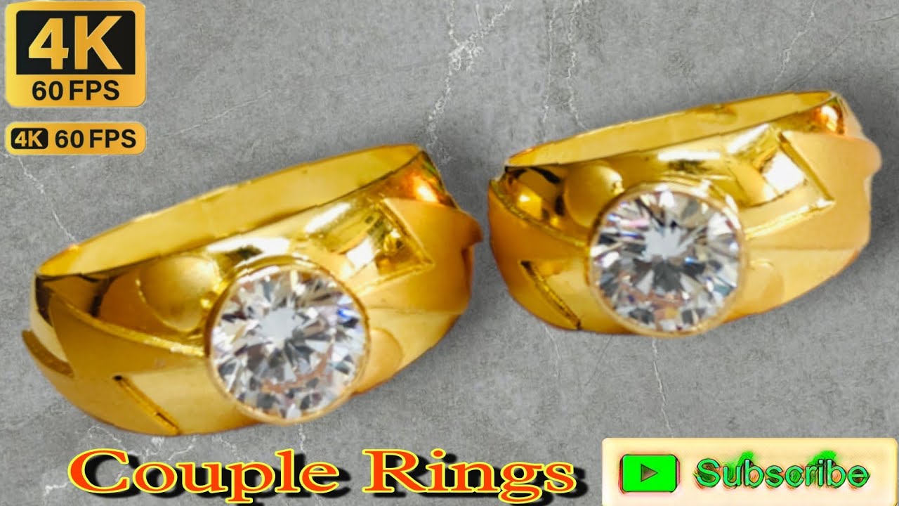 Bijli Couple Gold Rings | 22k Gold Rings | Hand Made rings | Gold Rings Making