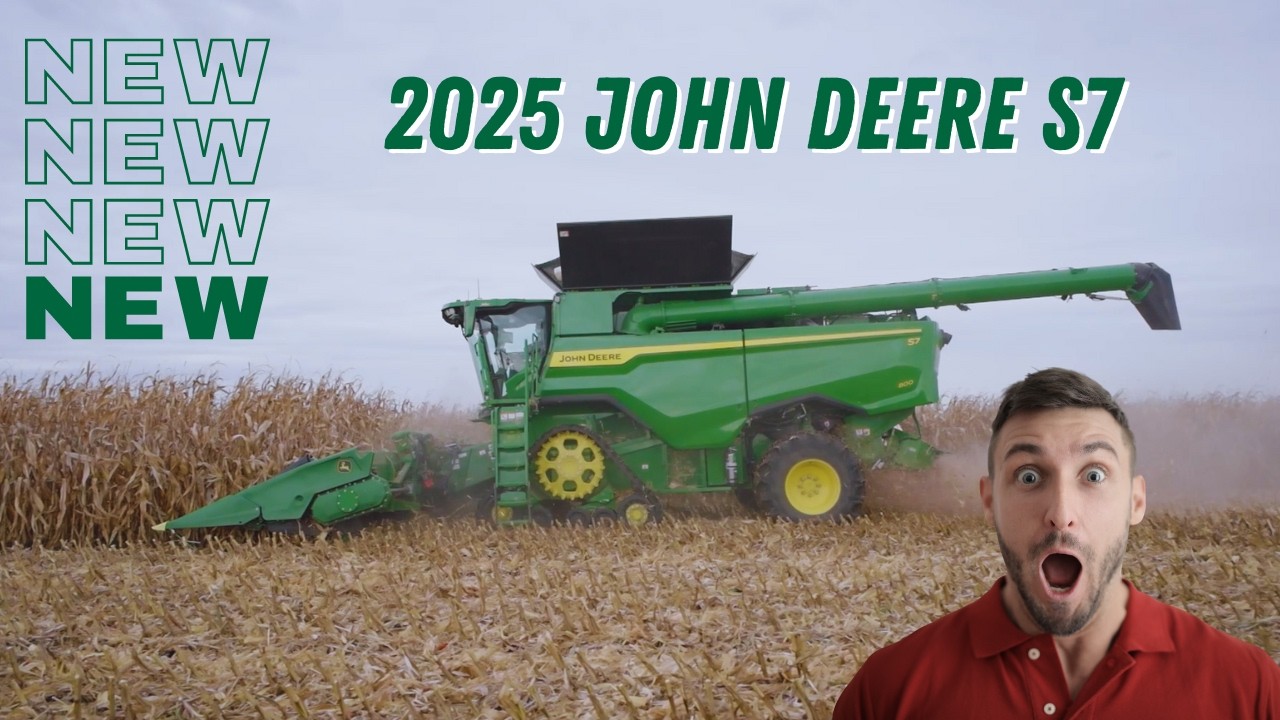 John Deere's NEW 2025 S7 Combine — Next Generation Technology Overview