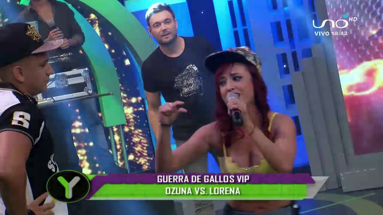 Lorena vs ozuna en la Guerra de gallos.