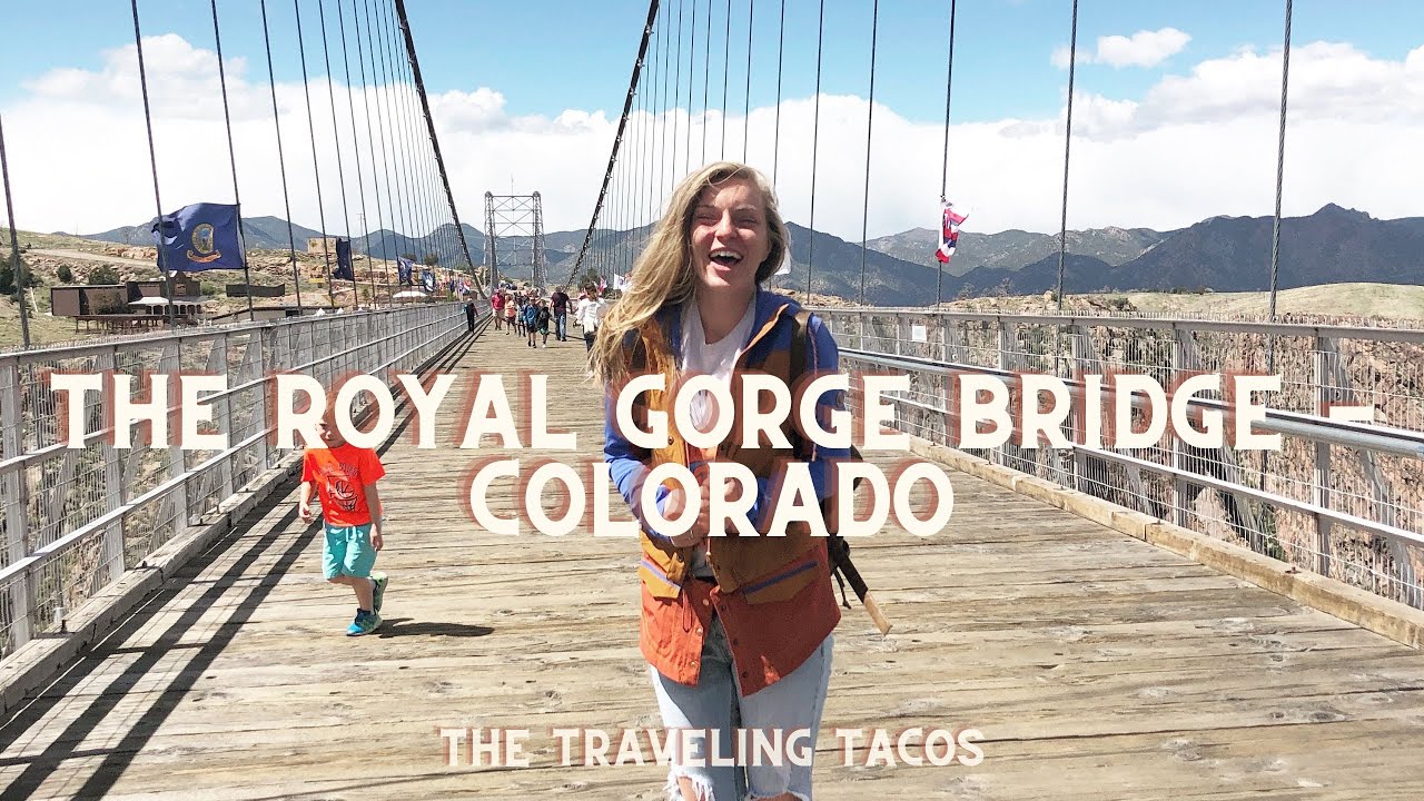 Walking Across The Royal Gorge Bridge - The Traveling Tacos - The USA's Highest Suspension Bridge!