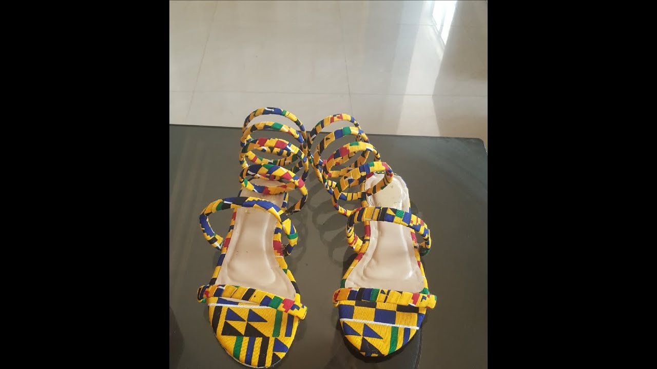 DIY //Chaussures en pagnes