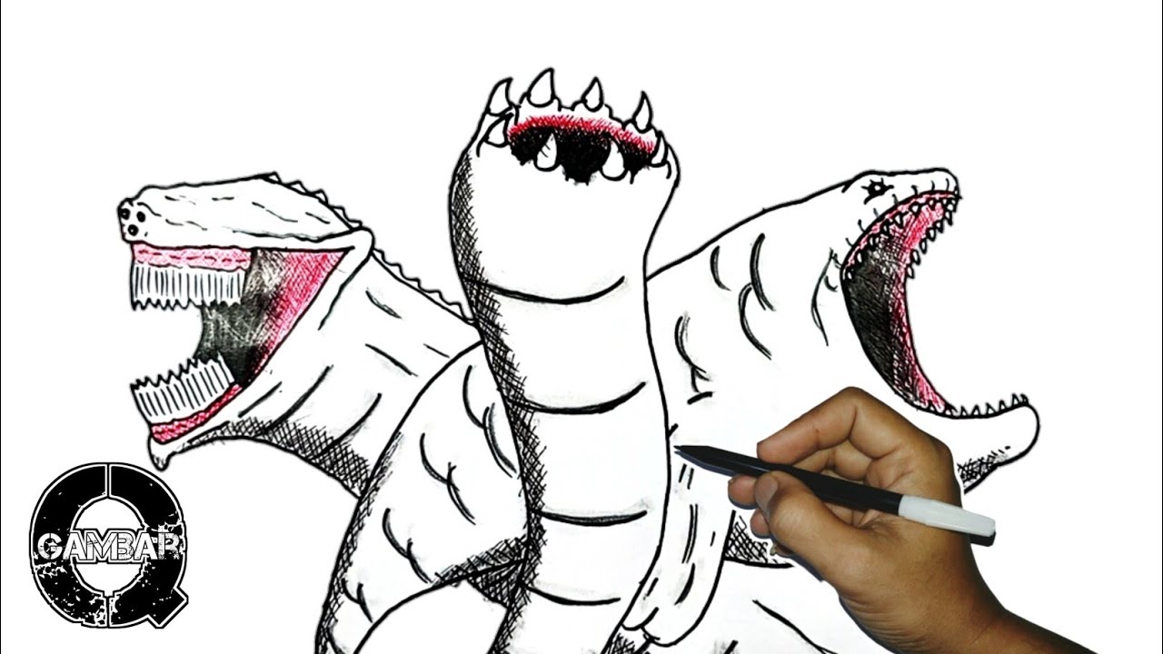 How to Draw Worm Eater VS Bloop VS El Gran Maja