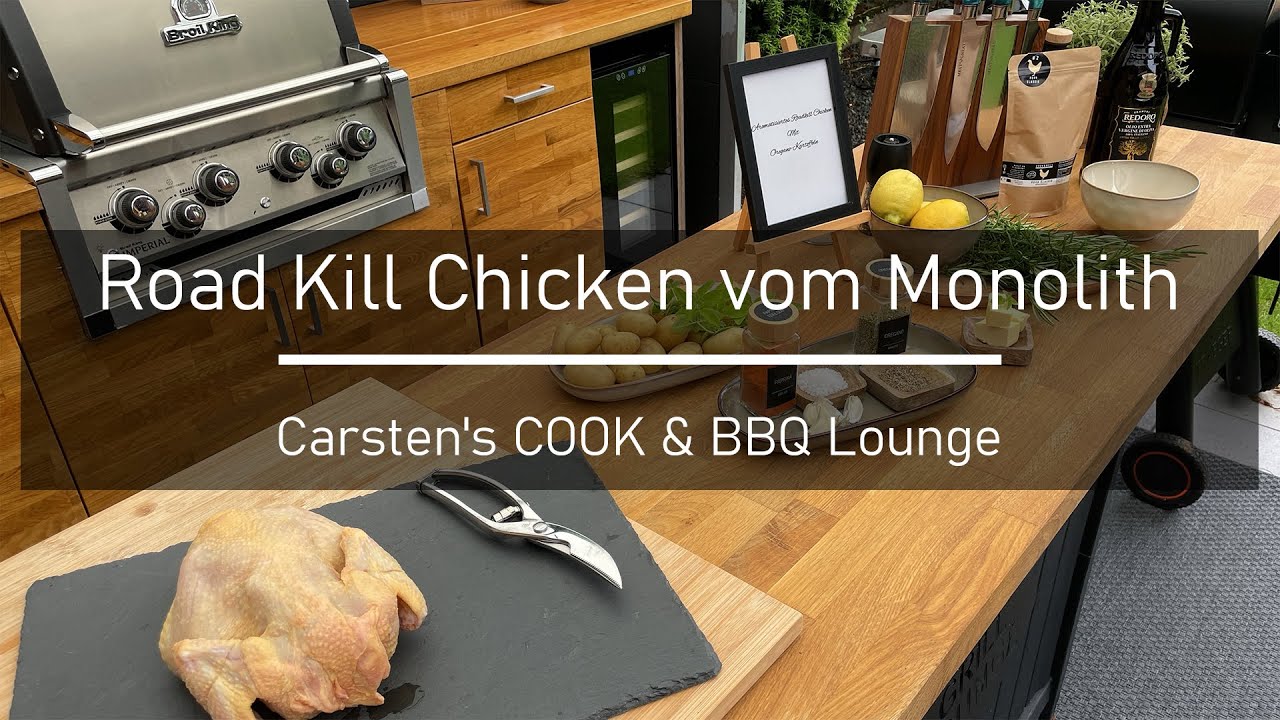 Saftiges ROADKILL CHICKEN vom MONOLITH Grill🥩 | Carsten Eschweiler