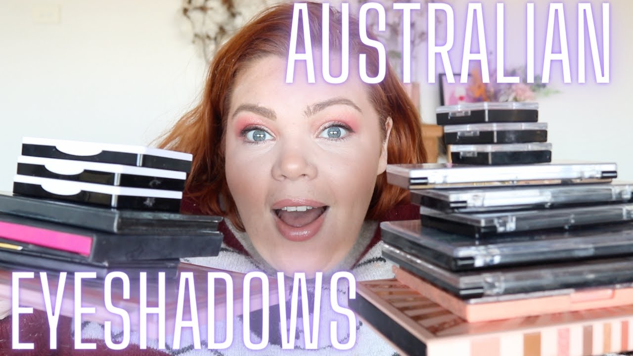 Reviewing ALL my Australian Makeup | Eyeshadows |