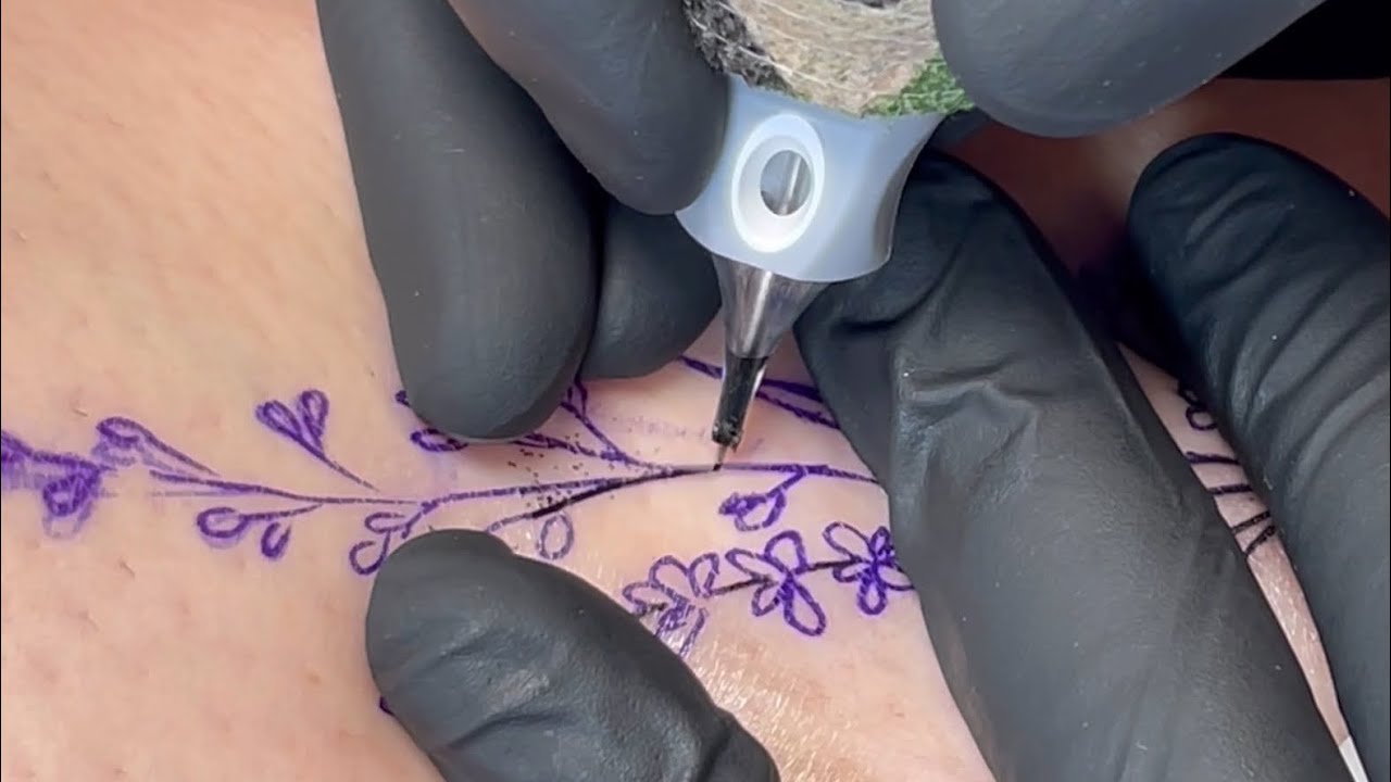 REAL TIME TATTOOING | Full process