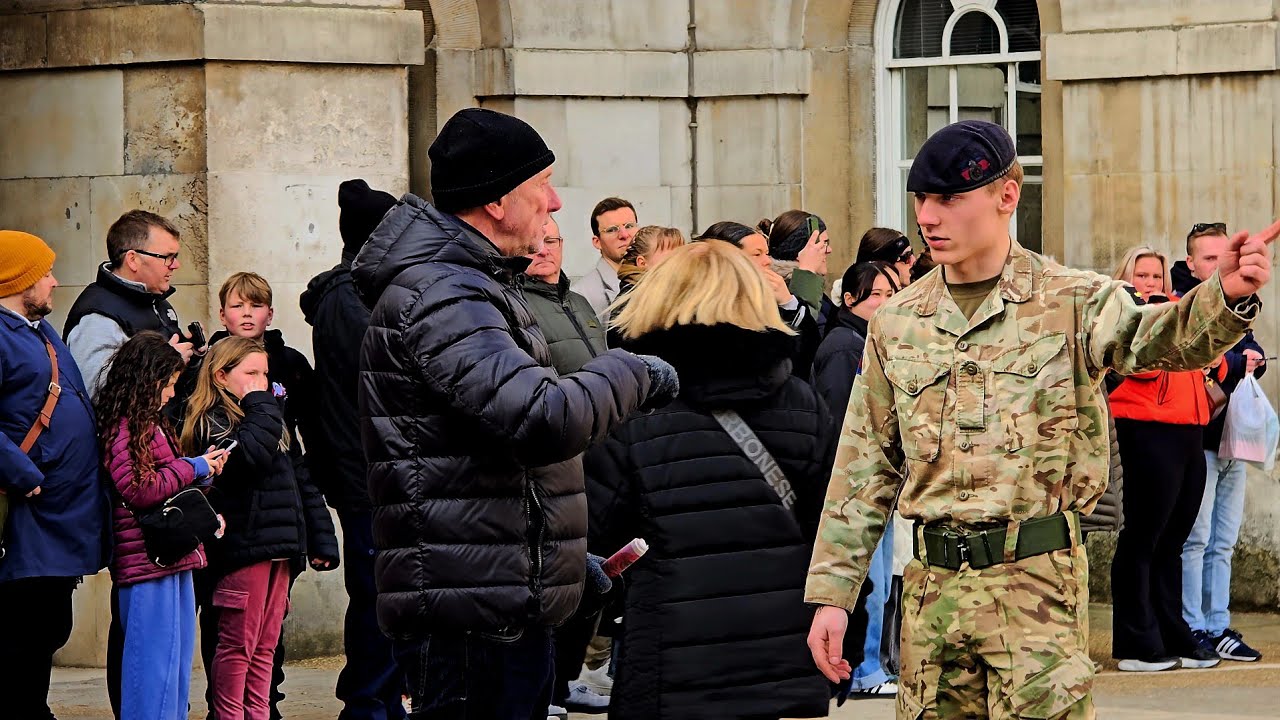 What's Going On? This Happened during the Changing of the Guard at Horse Guards on Valentine's Day 🌹