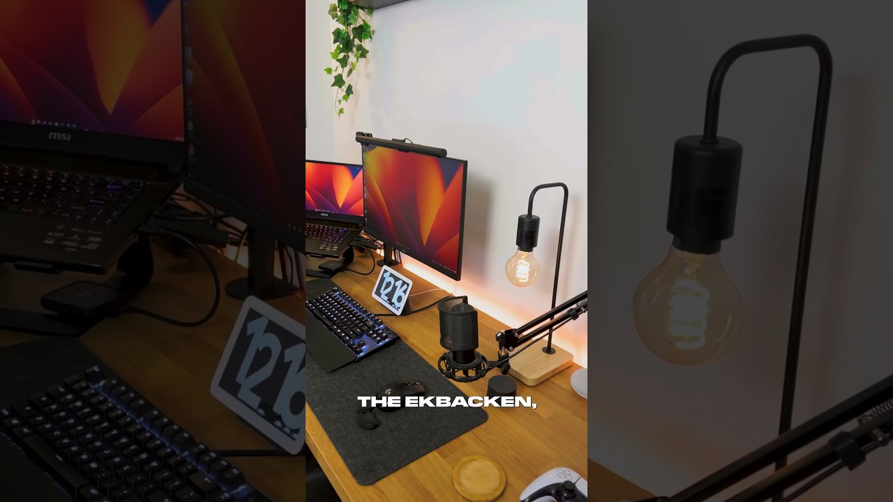 SALJAN VS EKBACKEN, which should you choose for your setup 🤔? #ikea #ikeahacks #desksetup #tech