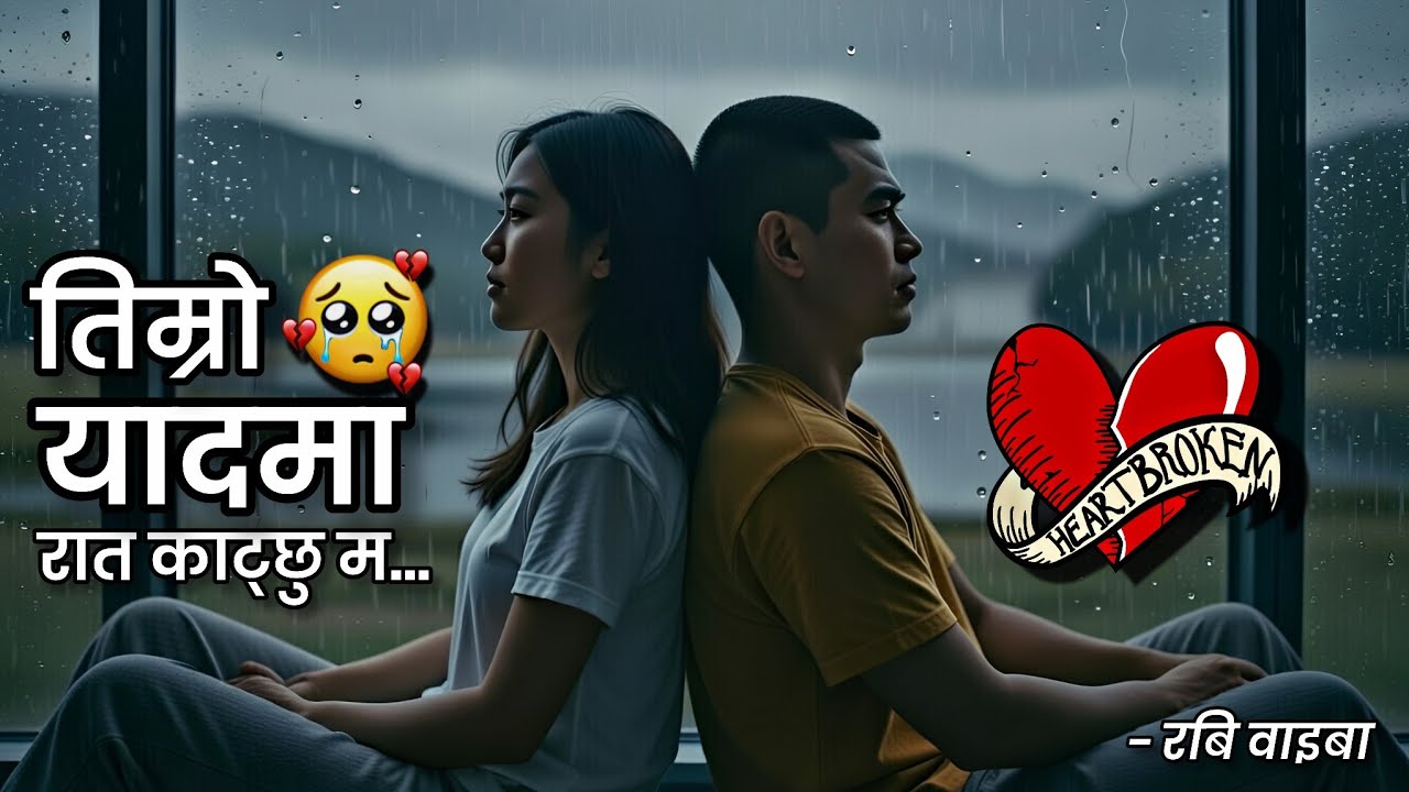 तिम्रो यादमा रात काट्छु म 💔😭 | Timro Yadma Raat Katchhu Ma | New Nepali Heartbreak Song | Rabi Waiba