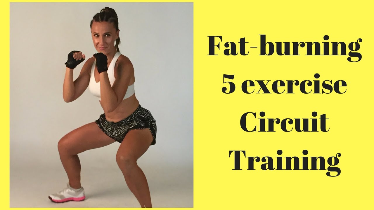 Fat-burning 5-exercise circuit training