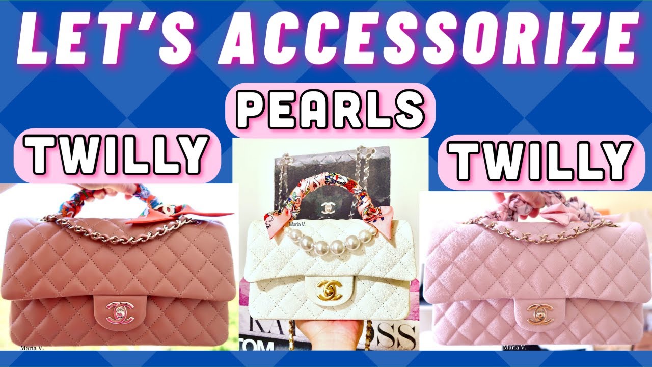 Twilly Handbag Tutorial 2021 | Pearl Handbag Accessories 2021 | Bag Accessories 2021