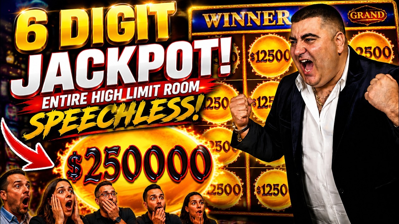 6 Figure MEGA JACKPOT That Left The Entire High Limit Room SPEECHLESS