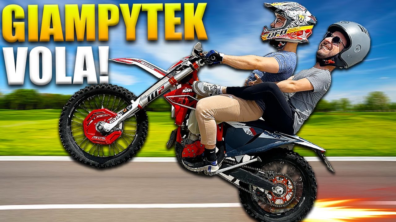 PORTO GIAMPYTEK AD IMPENNARE SUL KTM! *Urla come un pazzo!*