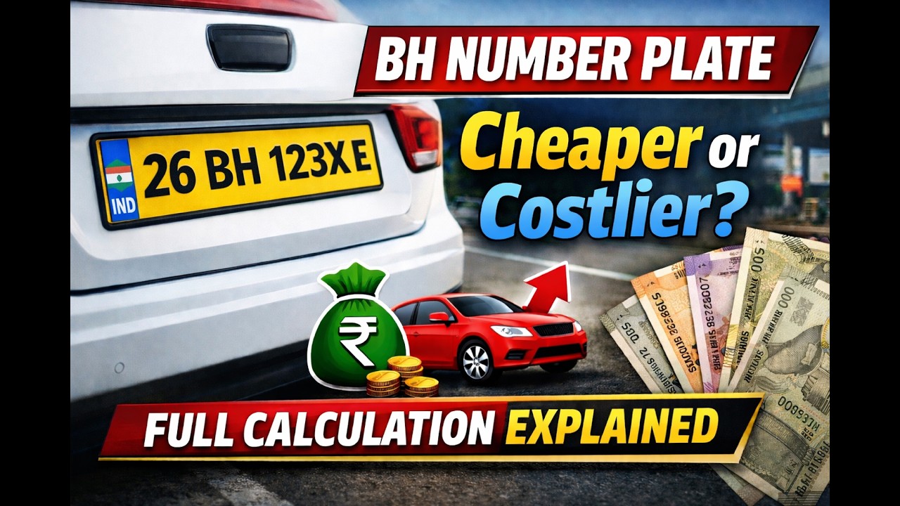 BH Number Plate Road Tax: Cheaper or Costlier? Full Calculation Explained