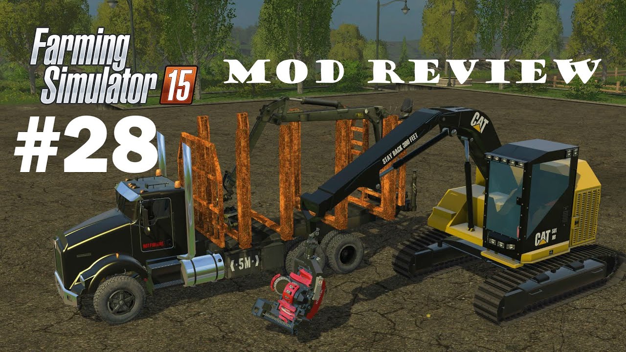 Farming Simulator 2015 Mod Review #28 Logging Pack!