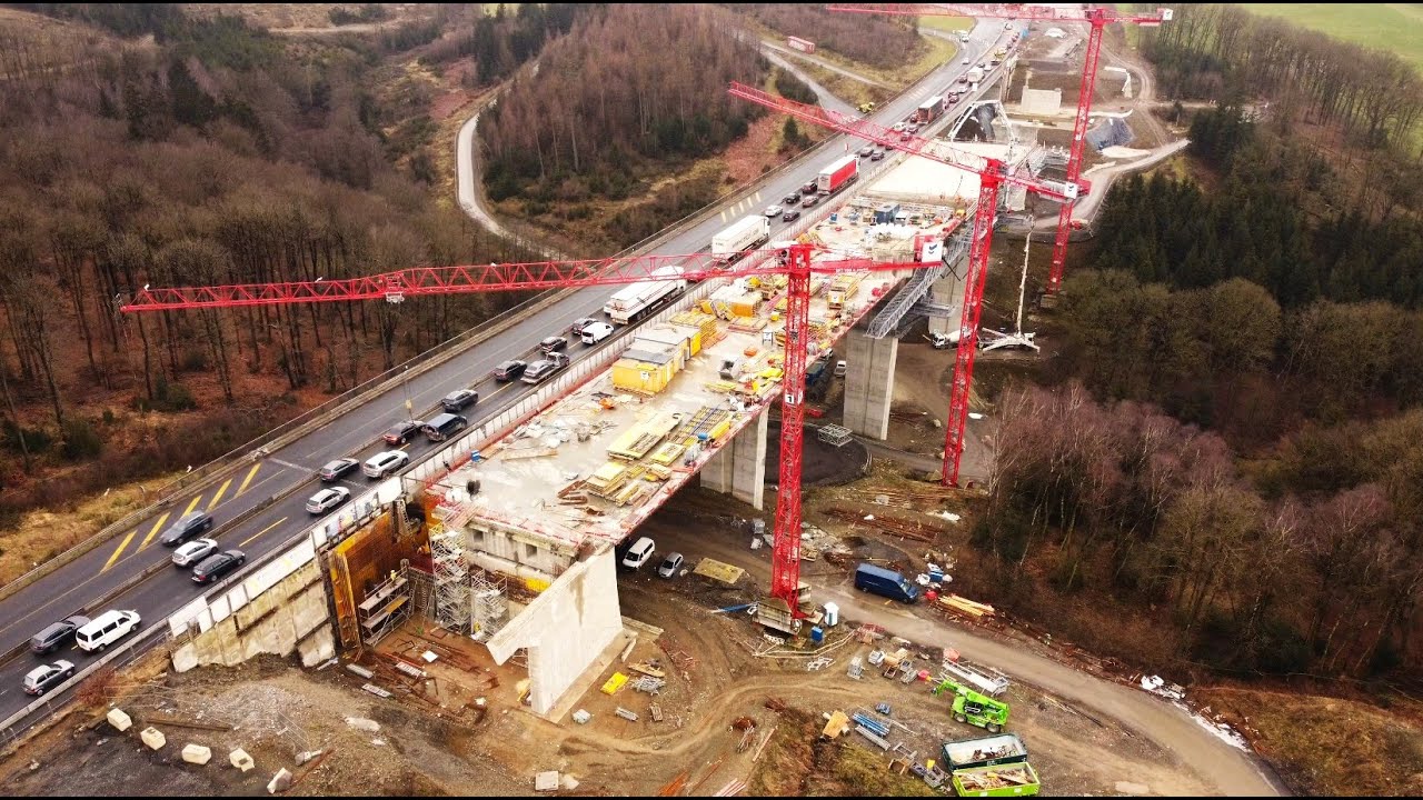 A45 Talbrücken Siegen, Sterbecke & Co I Februar 2025