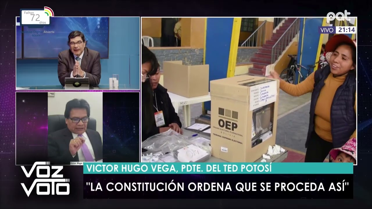 Entrevista con Víctor Hugo  presidente del TED de Potosí