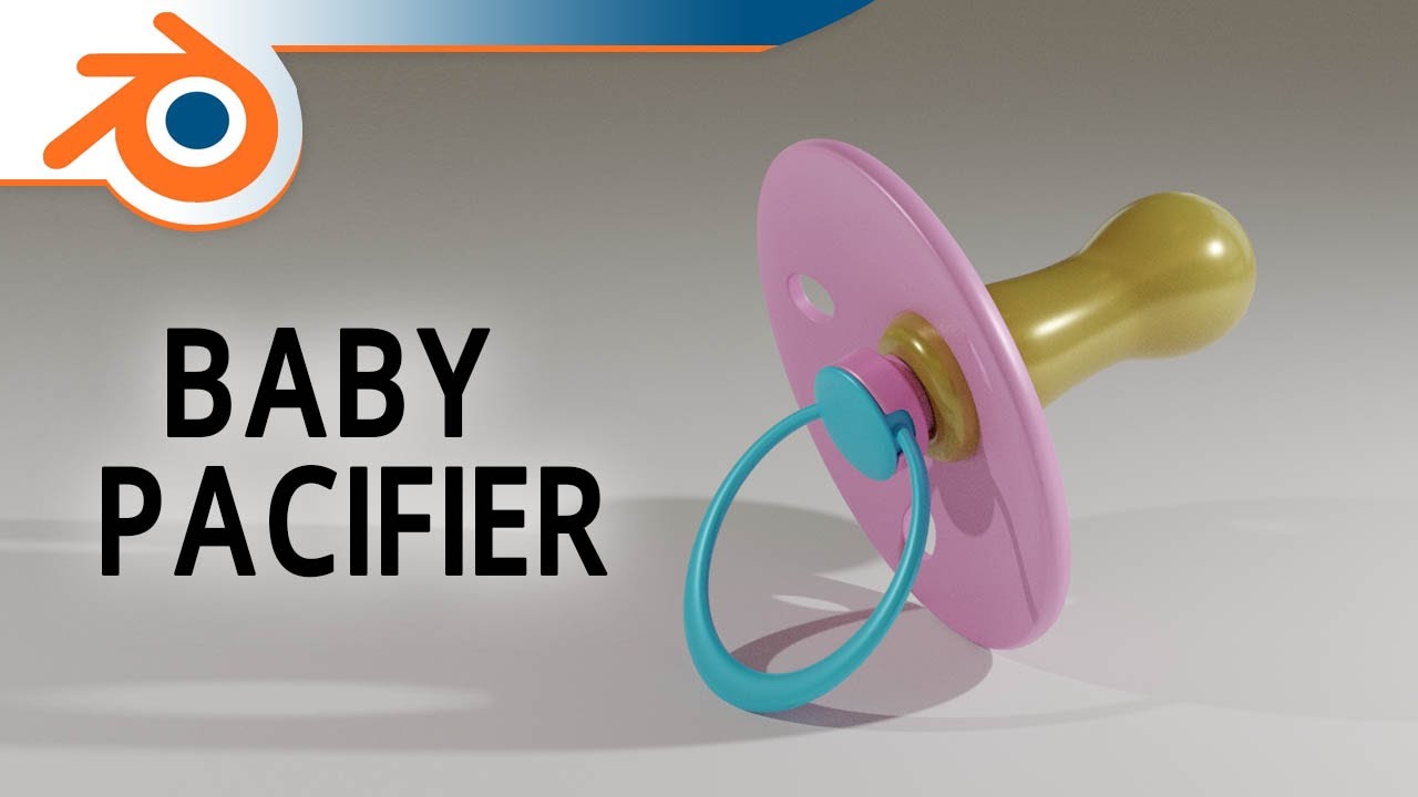 Baby Pacifier Model - Blender Tutorial