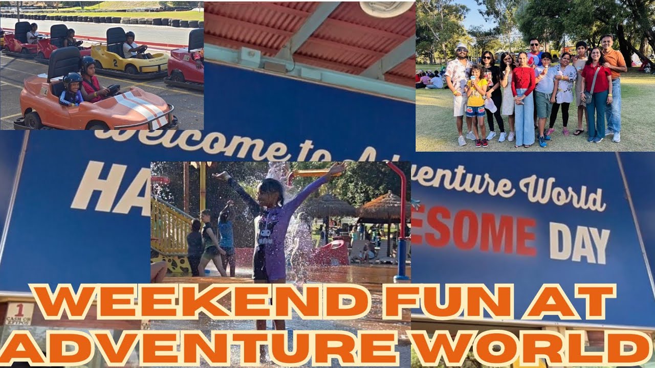 Weekend Fun at Adventure World 🎢 | Thrills, Rides & Family Adventures!#perth #australia #family 