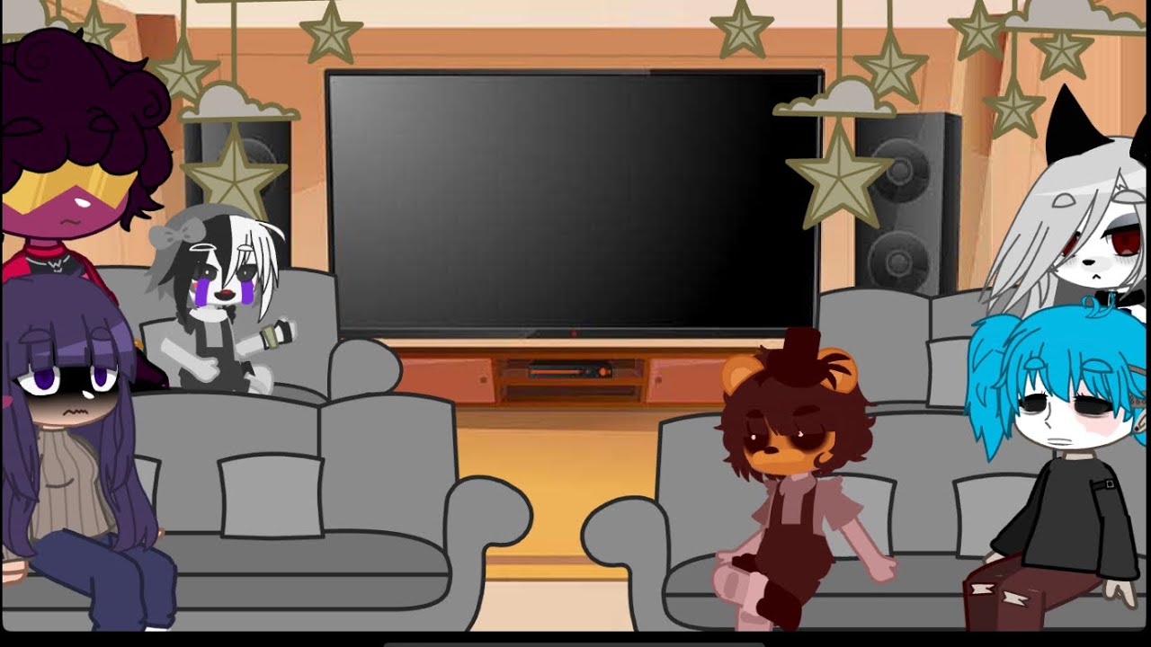 (SCRAPPED) Fandoms react to FNaF || TWS IN DESC || FNaF x Gacha || my au ||