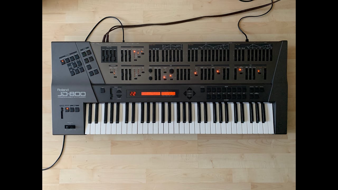 Roland JD-800 Synth: all the original 64 patches
