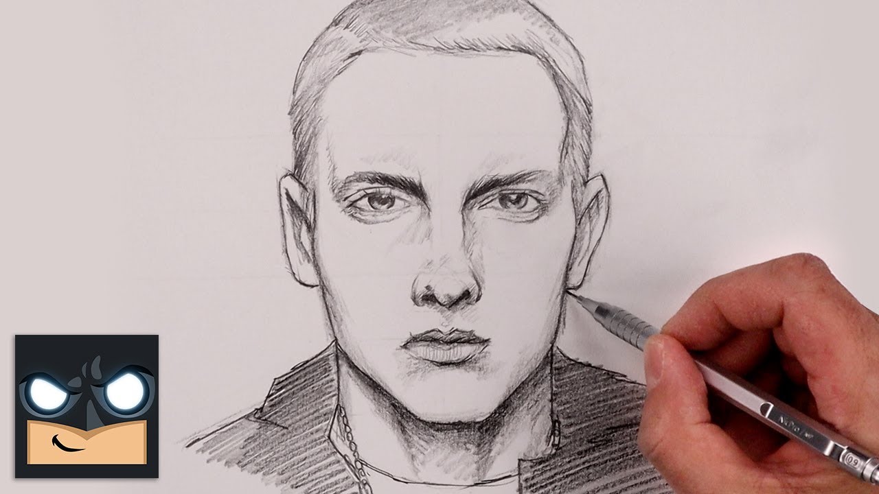 How To Draw EMINEM | Sketch Tutorial
