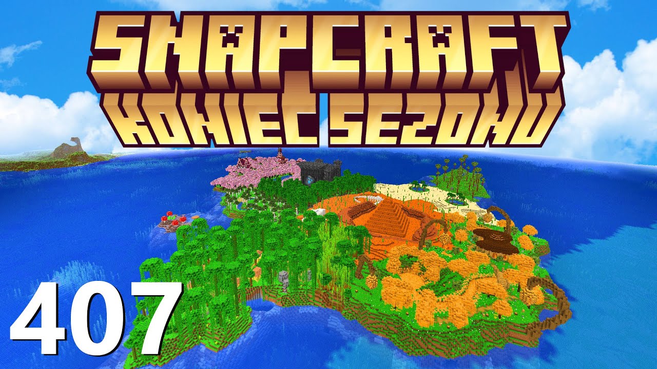KONIEC SEZONU! POBIERZ SAVE + JAK ODCHUDZIĆ SAVE! - SnapCraft VIII (27) - [407] (Minecraft 1.20)