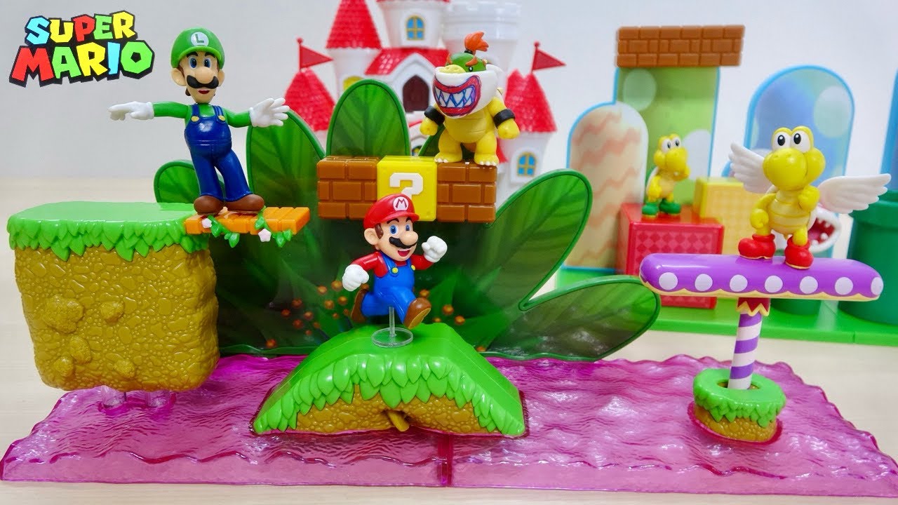 マリオフィギュアコレクション 飾って!遊べる! ソーダジャングルプレイセット