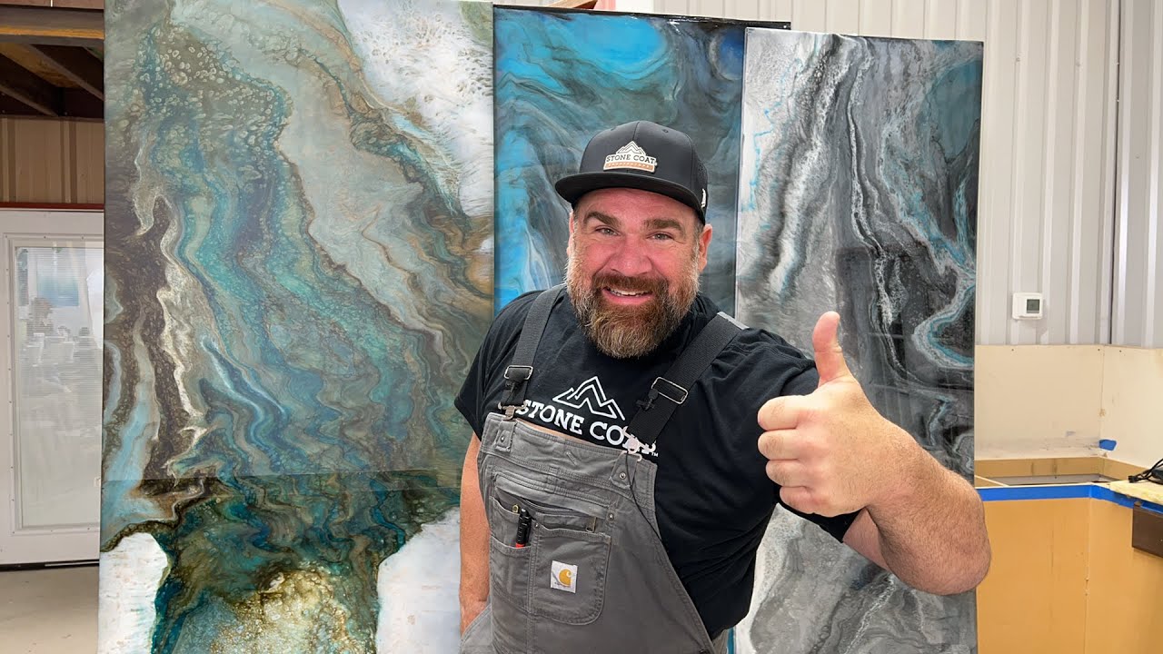 New Epoxy Countertop Technique LIVE