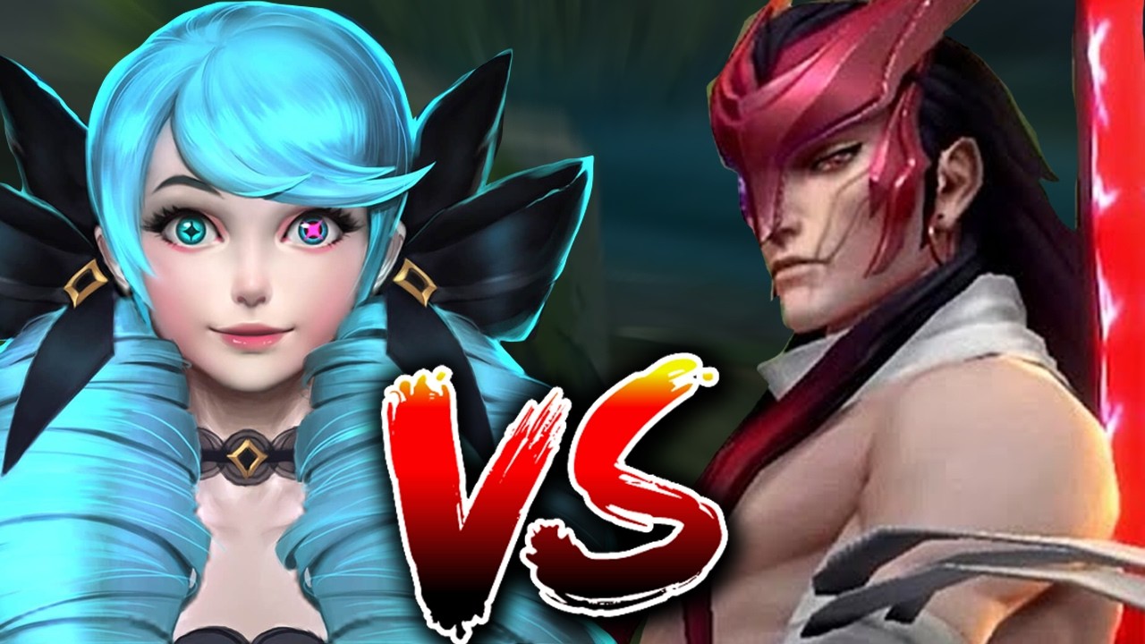 Wild Rift Yone vs. Gwen Main Baron Lane Gameplay