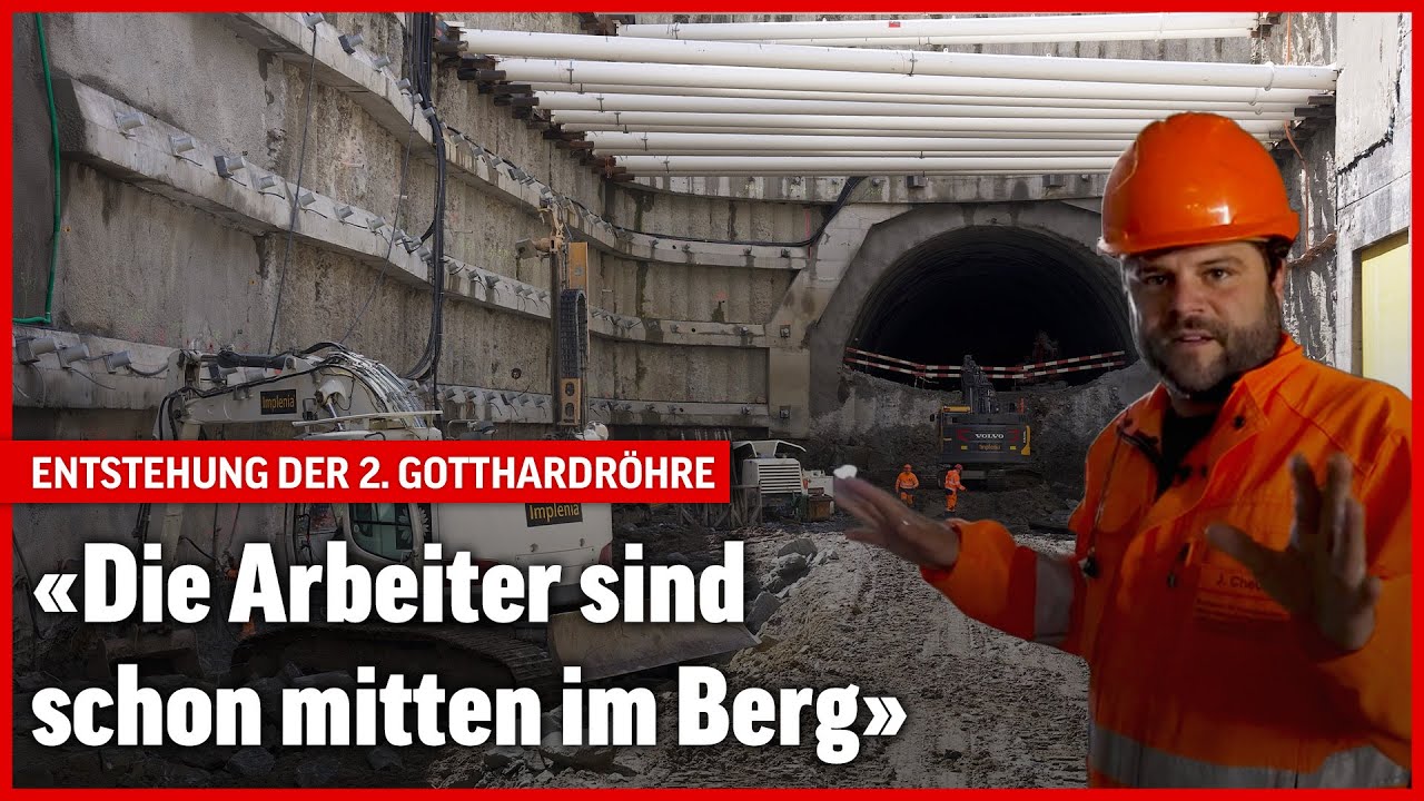 Blick besucht die Gotthard-Baustelle und erklärt die Herausforderungen | Blick